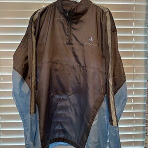 Disney Parks Men's Brown and Blue Windbreaker